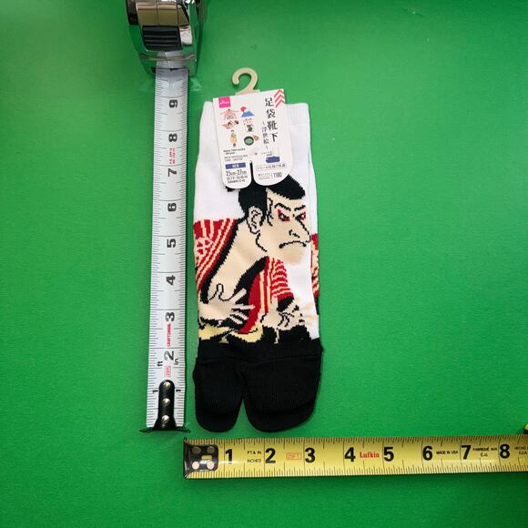 Tabi Red White Black Socks Green Tea Vintage Kabuki Japan Baddie Maison Margiela - Picture 5 of 8